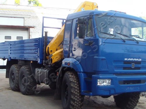 Бортовой КАМАЗ 43118 (4Х4 полный привод) с КМУ